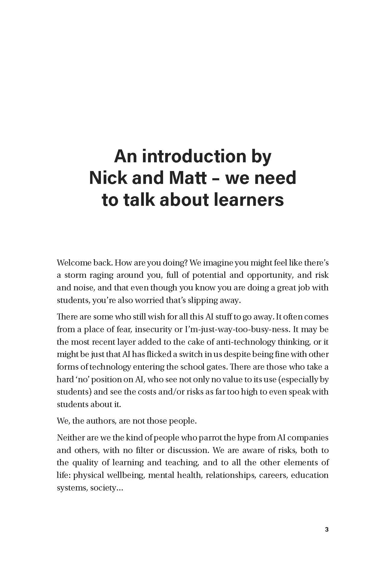 The Next Word: AI & Learners