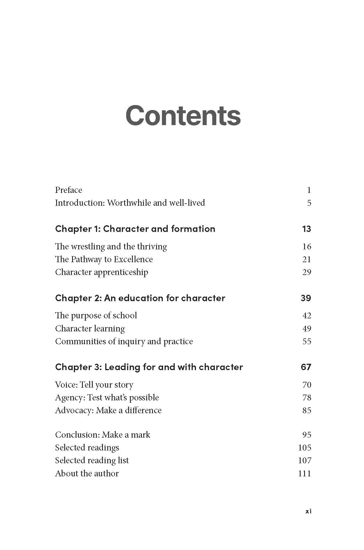On Character