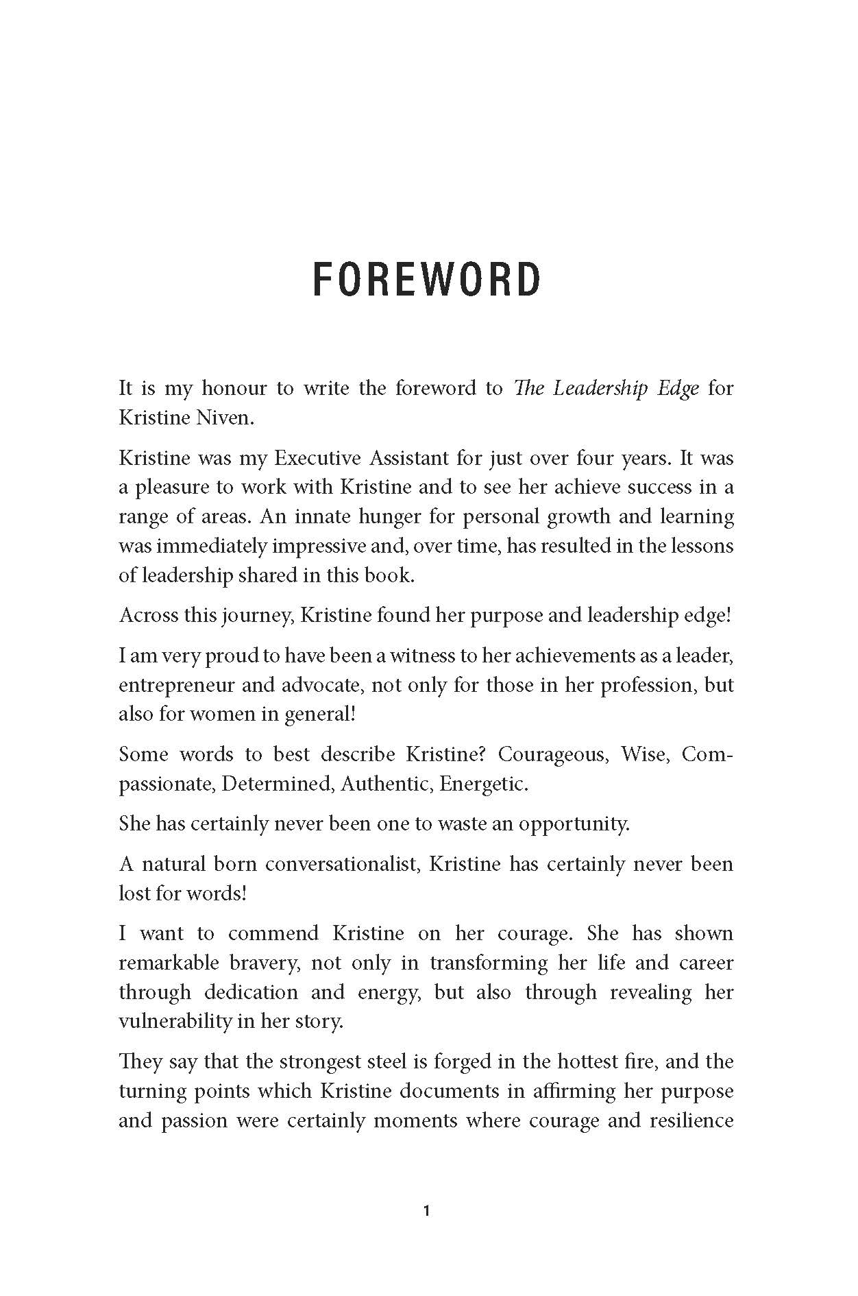 The Leadership Edge