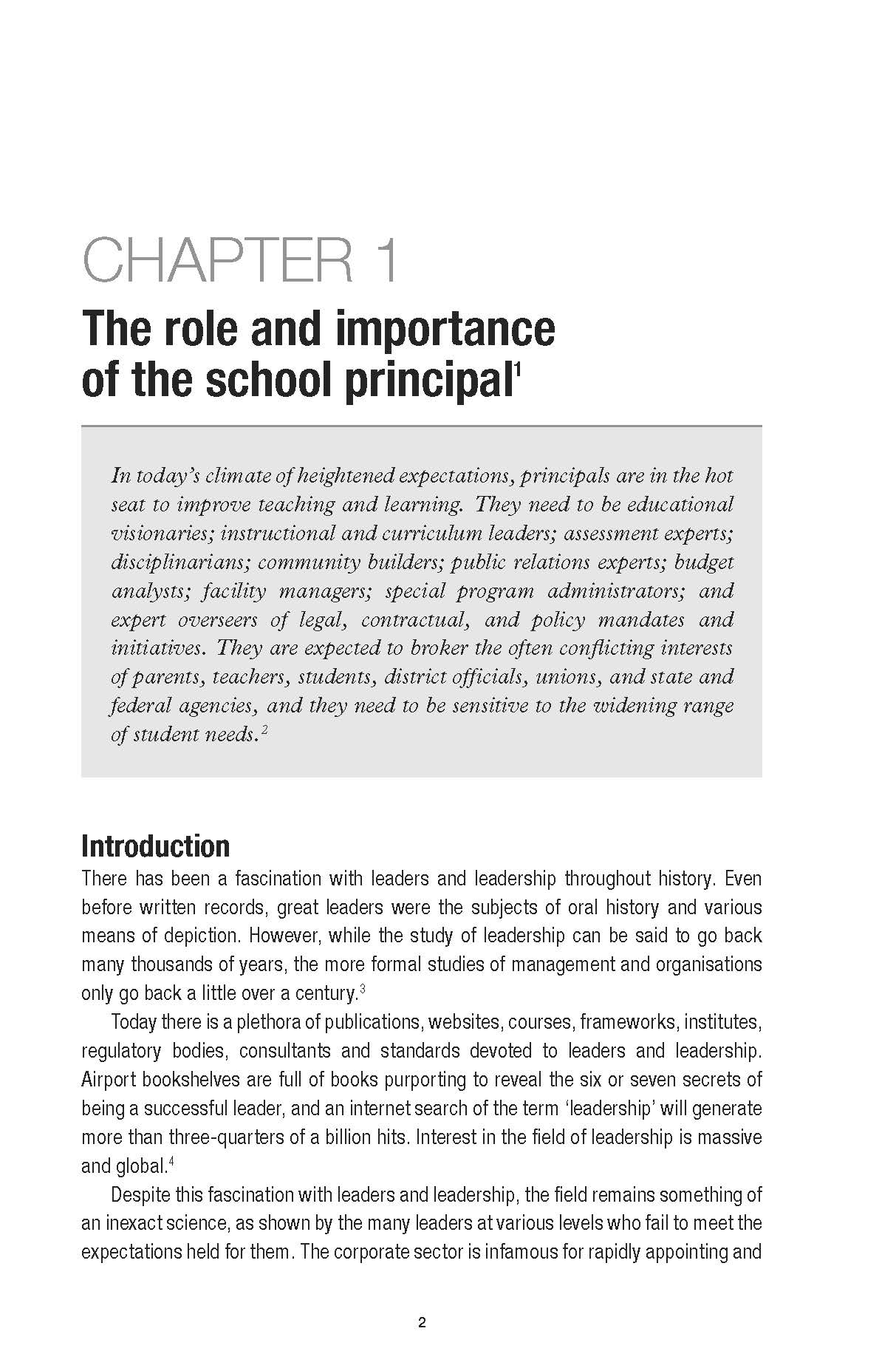 I'm the Principal