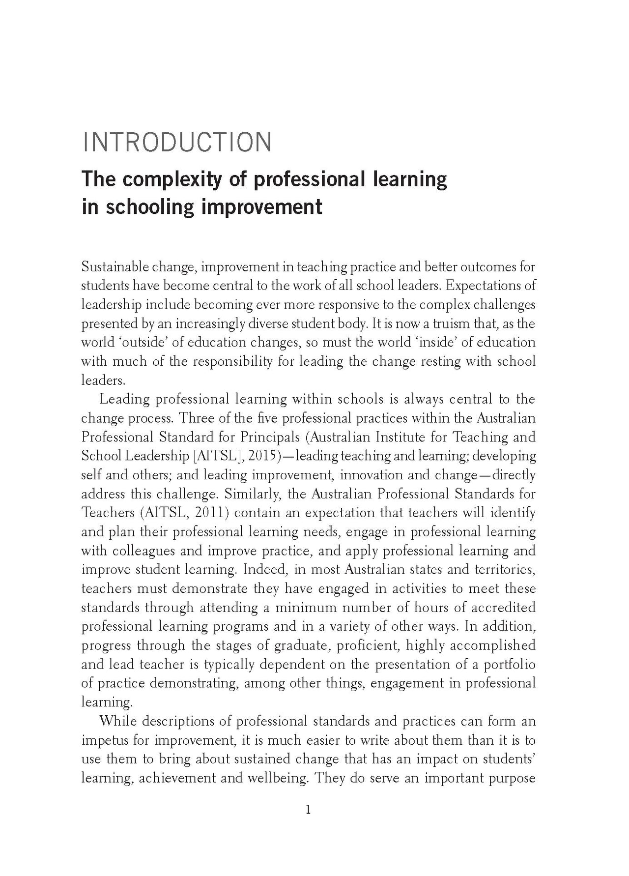 Leading Professional Learning