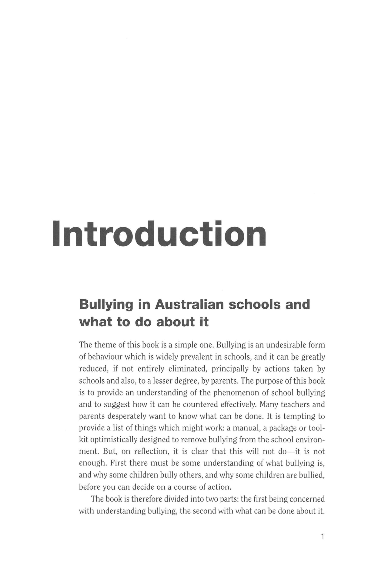 Bullying in schools and what to do about it