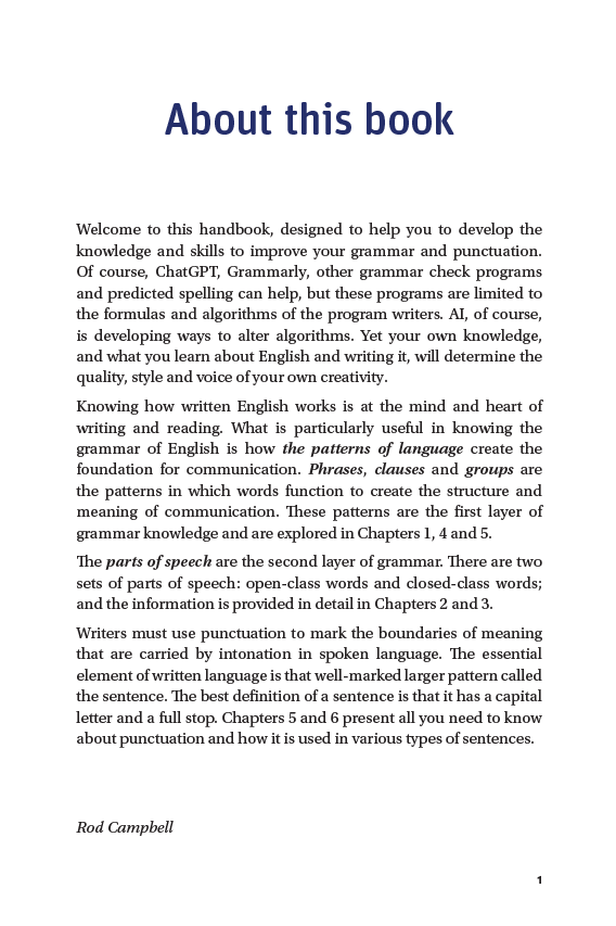Grammar Skills Handbook