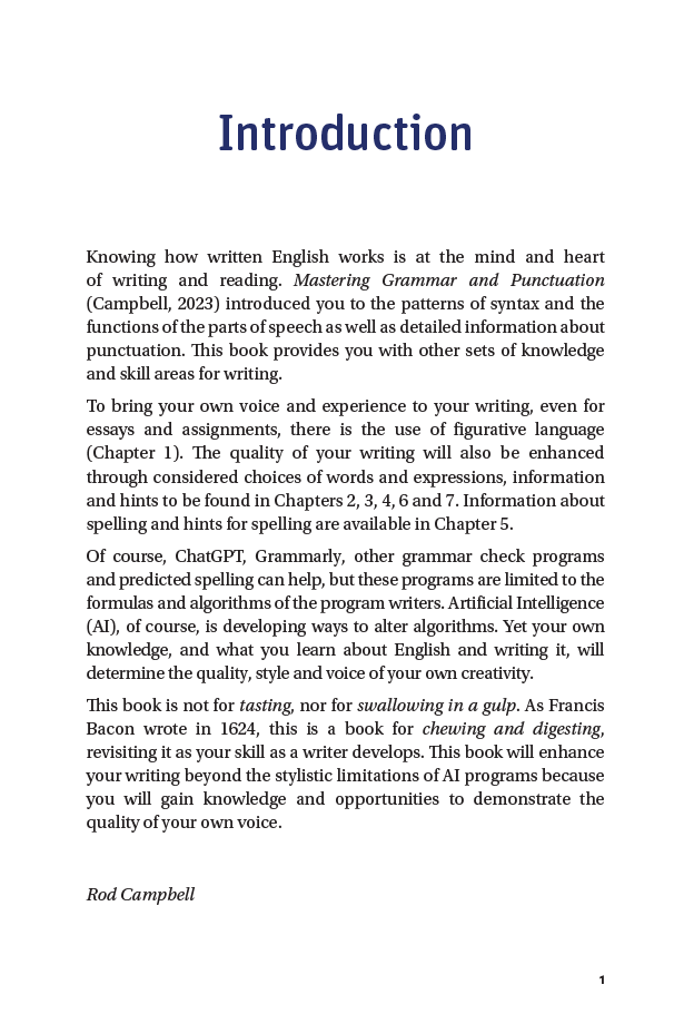 Grammar Skills Handbook (Advanced)