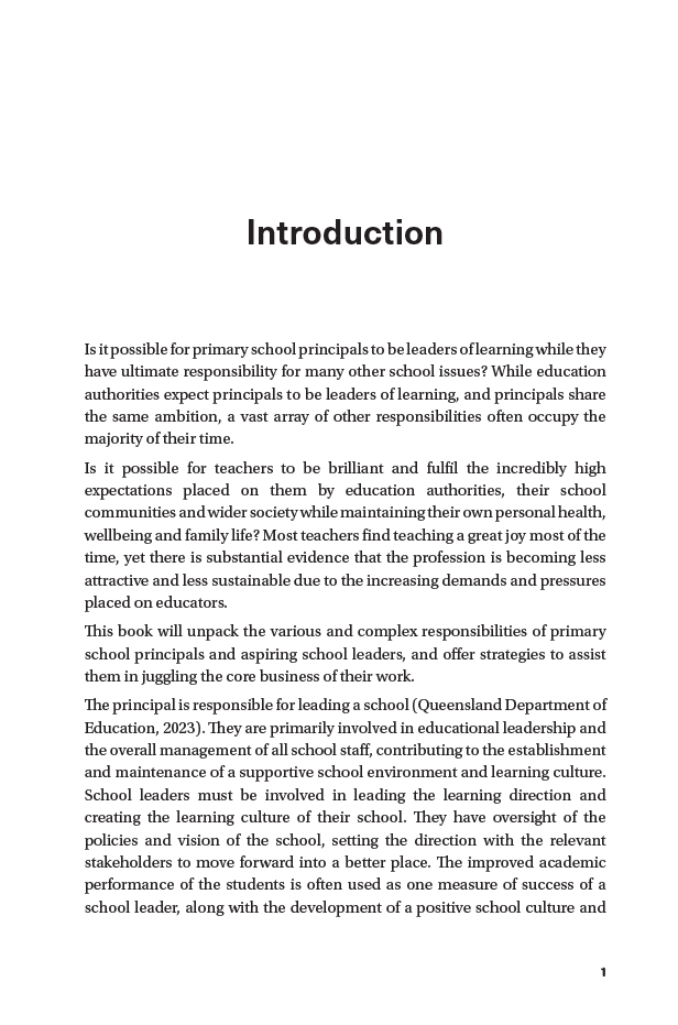 The School Leadership Juggle