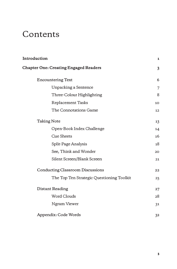 The Literature Toolbox