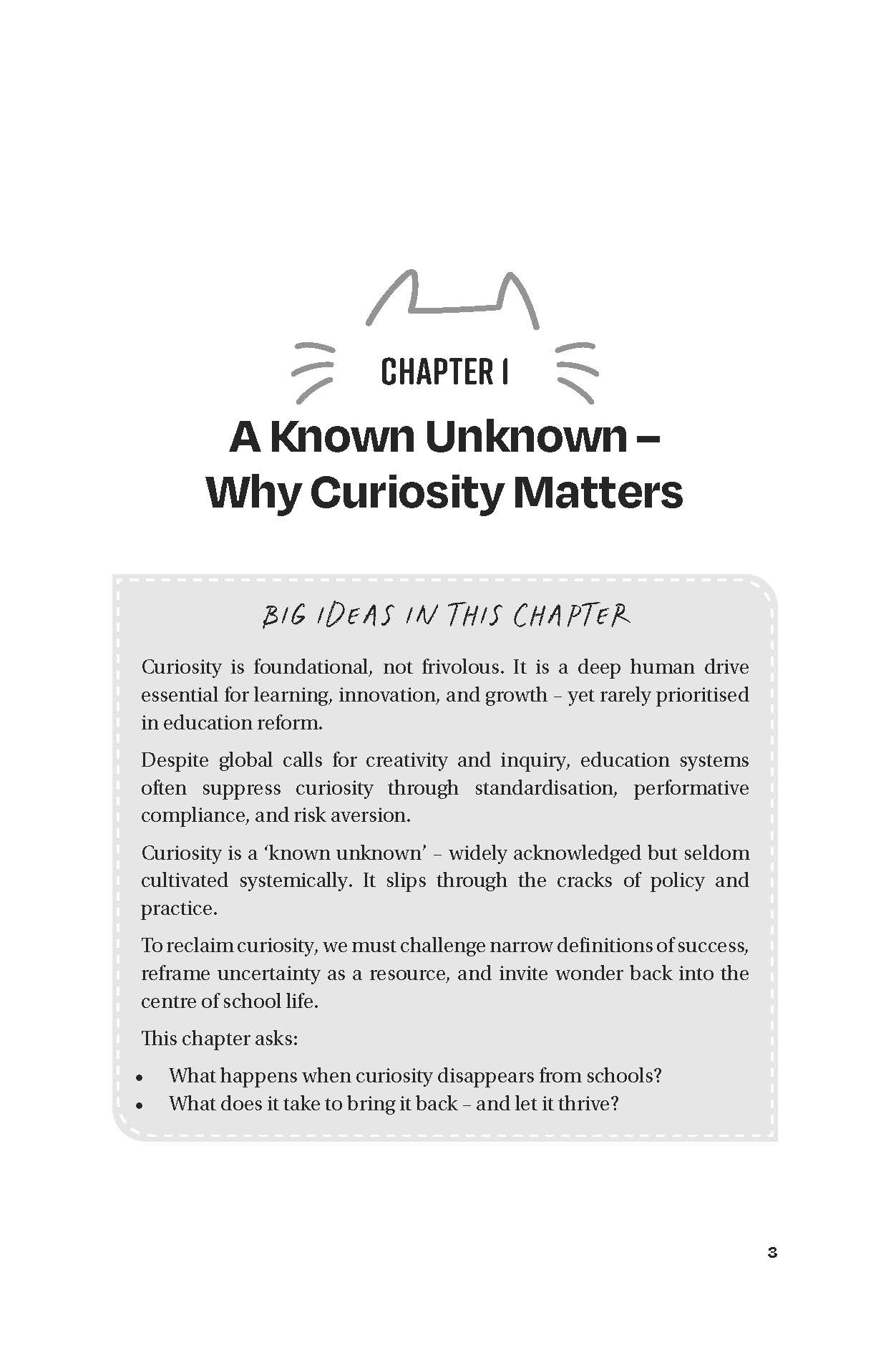 The Curious Cat and the Quest for School Improvement