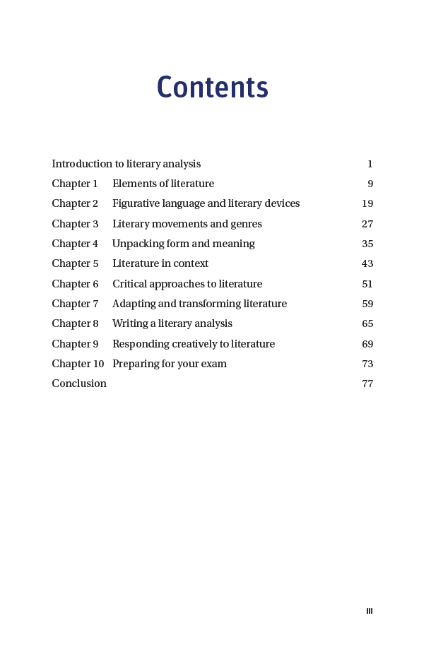Literary Analysis Handbook