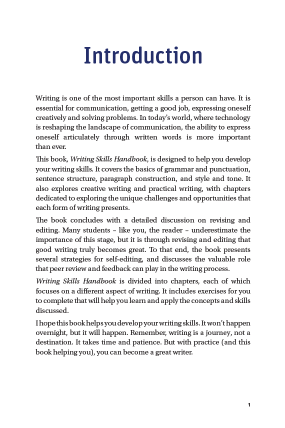 Writing Skills Handbook