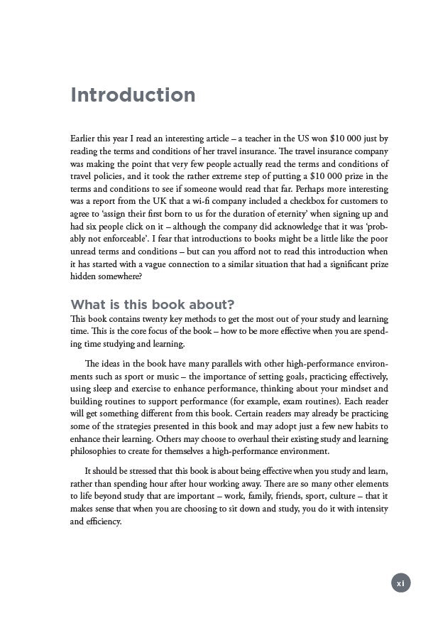 Your High-Performance Guide to Study and Learning