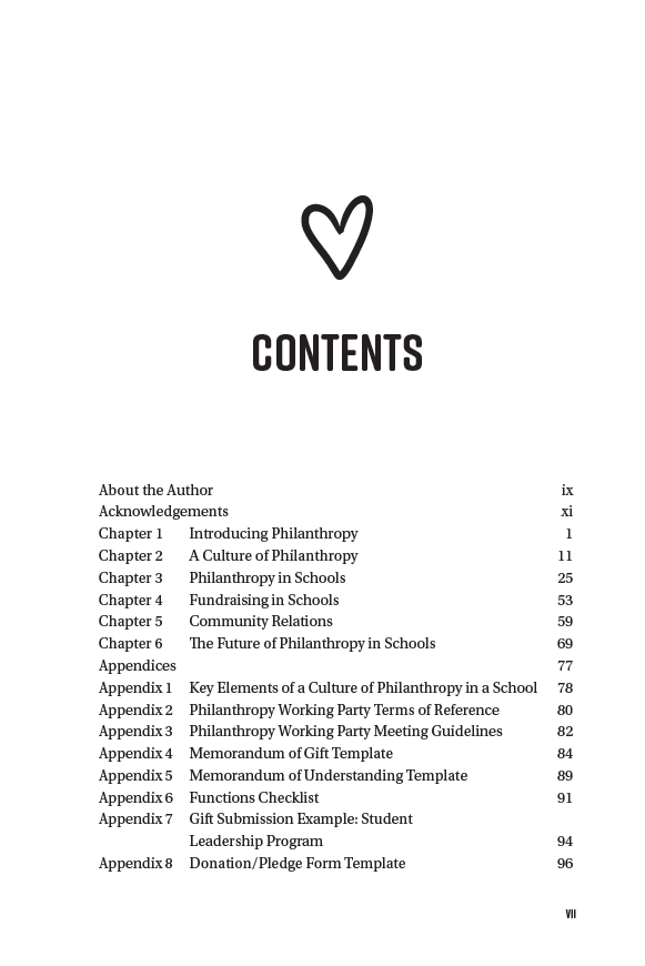 School Philanthropy Handbook