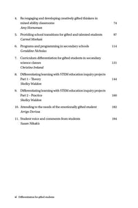 Thumbnail for Differentiation for Gifted Students in a Secondary School